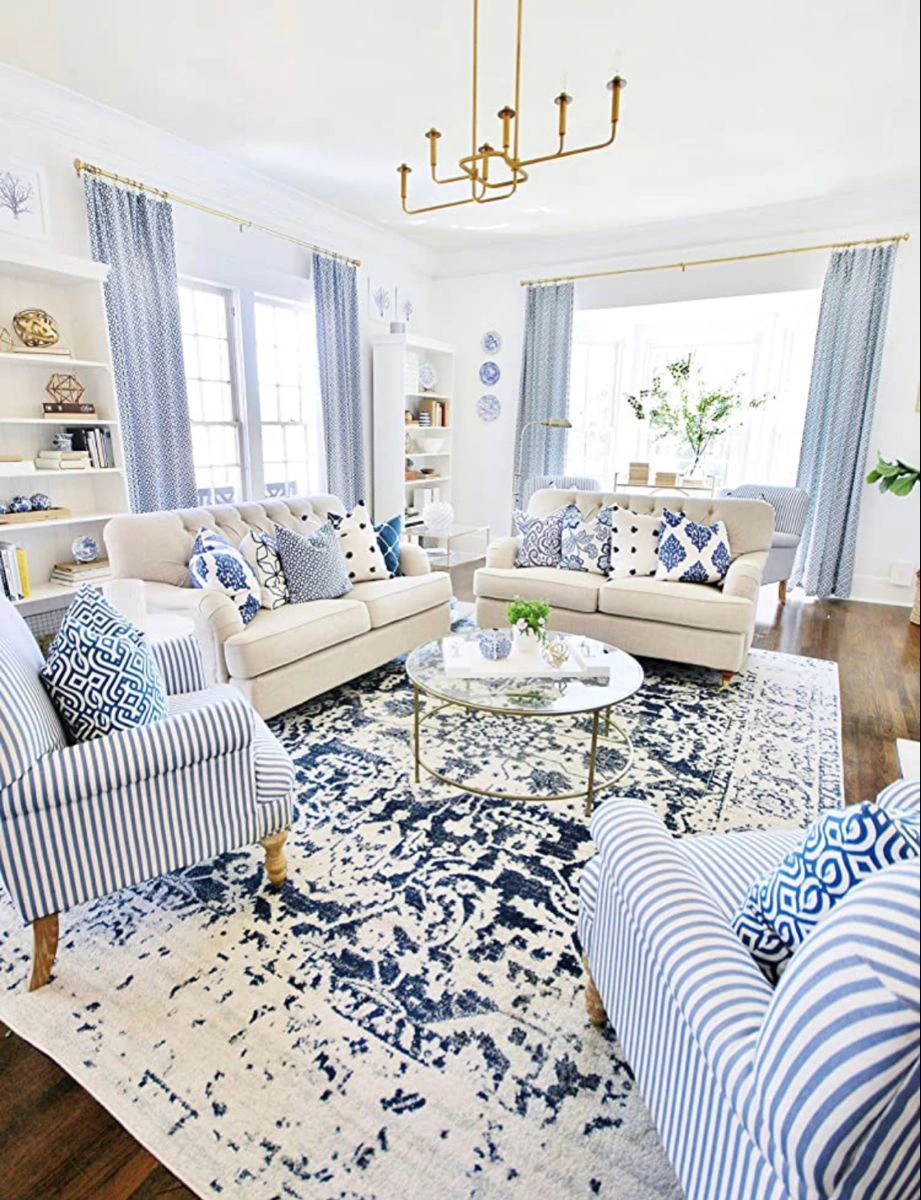 Blue INterior Carpets