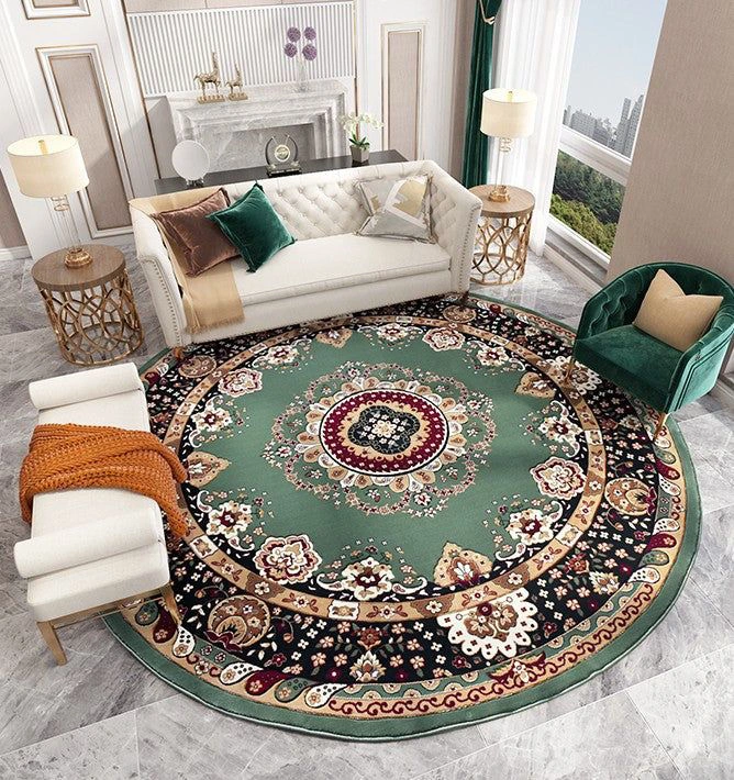 Luxury round rugs