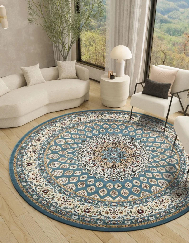 Modern round rugs Dubai