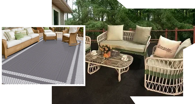 Modern style outdoor carpets