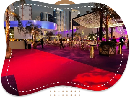 Exhibition Custom Carpet Shades