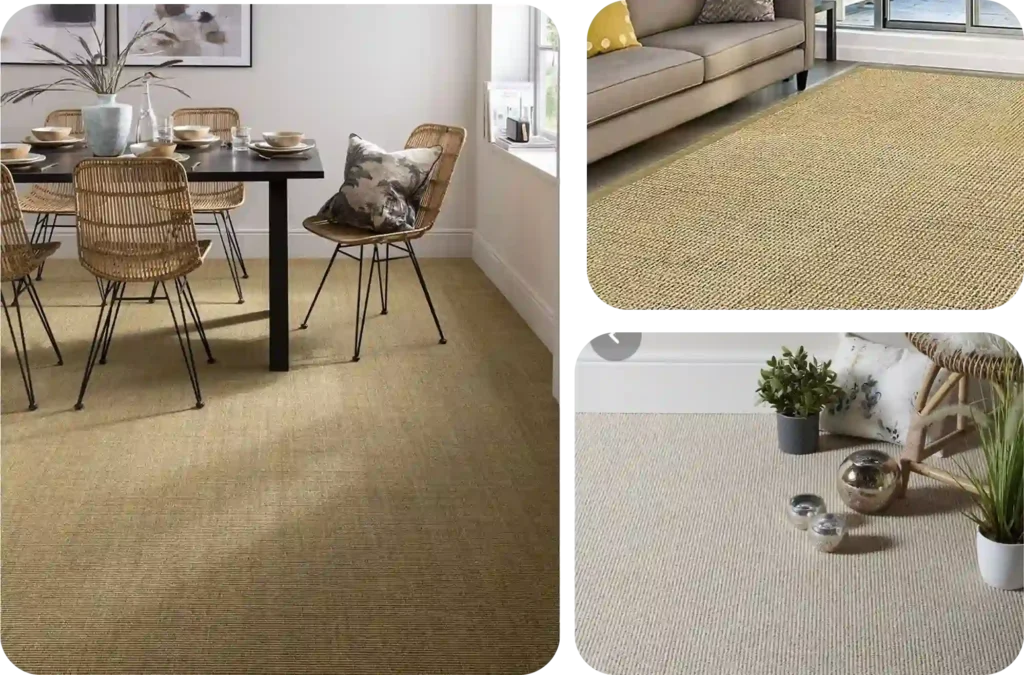 Sisal carpet in modern Dubai living room